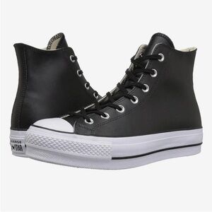 🖤LEATHER PLATFORM CONVERSE🖤